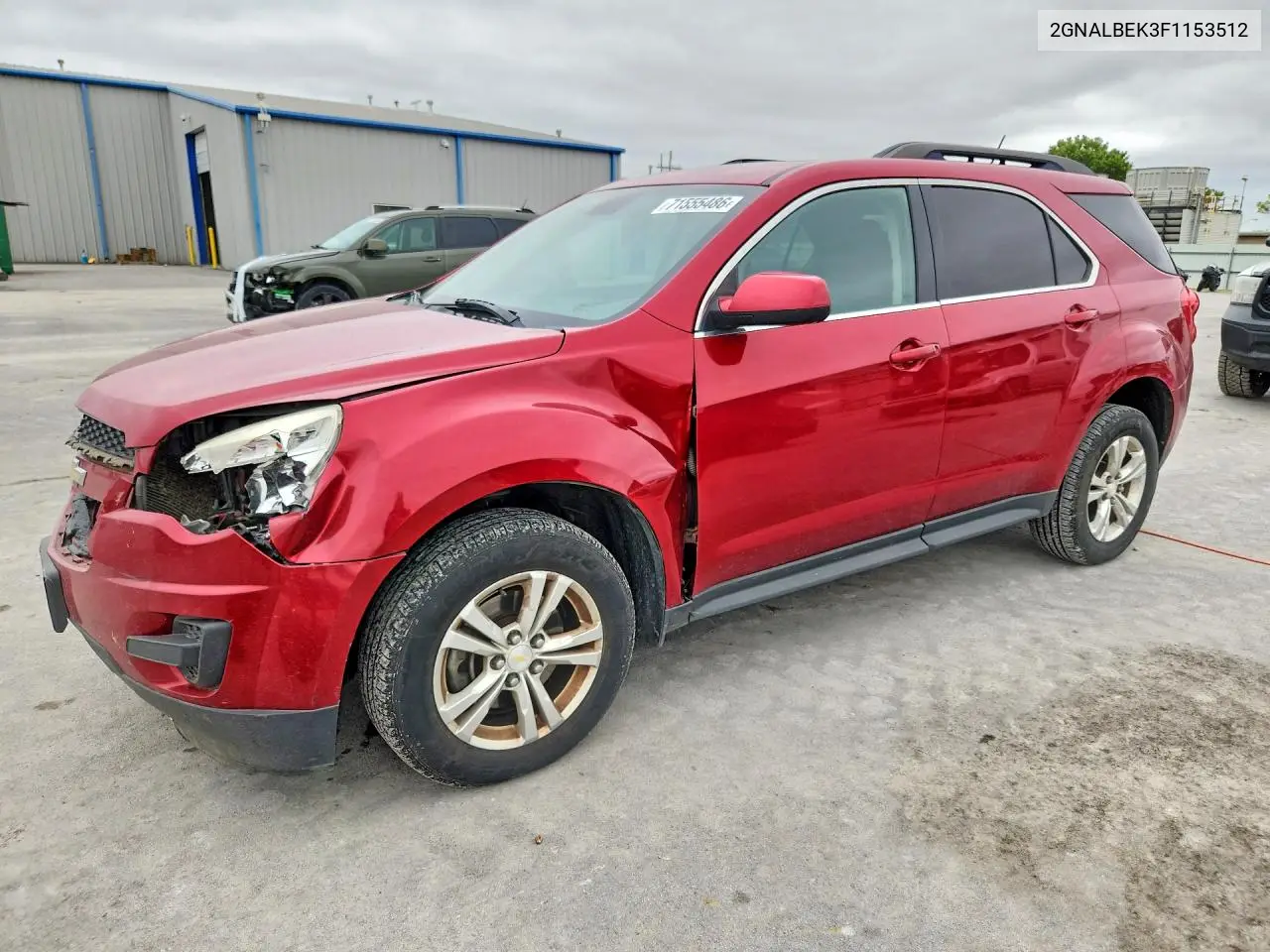 CHEVROLET EQUINOX 2015, VIN 2GNALBEK3F1153512
