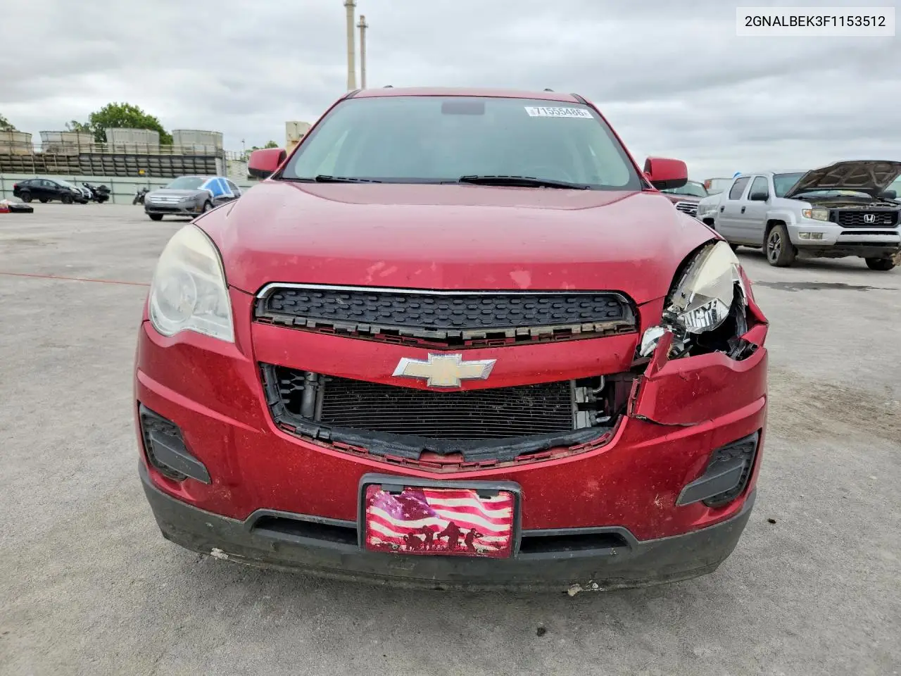 2015 CHEVROLET EQUINOX VIN 2GNALBEK3F1153512 — фото 5