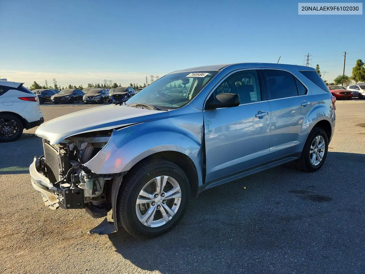 CHEVROLET EQUINOX 2015, VIN 2GNALAEK9F6102030