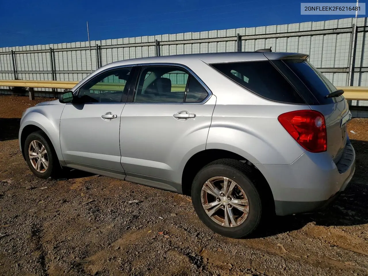 2015 CHEVROLET EQUINOX VIN 2GNFLEEK2F6216481 — фото 2