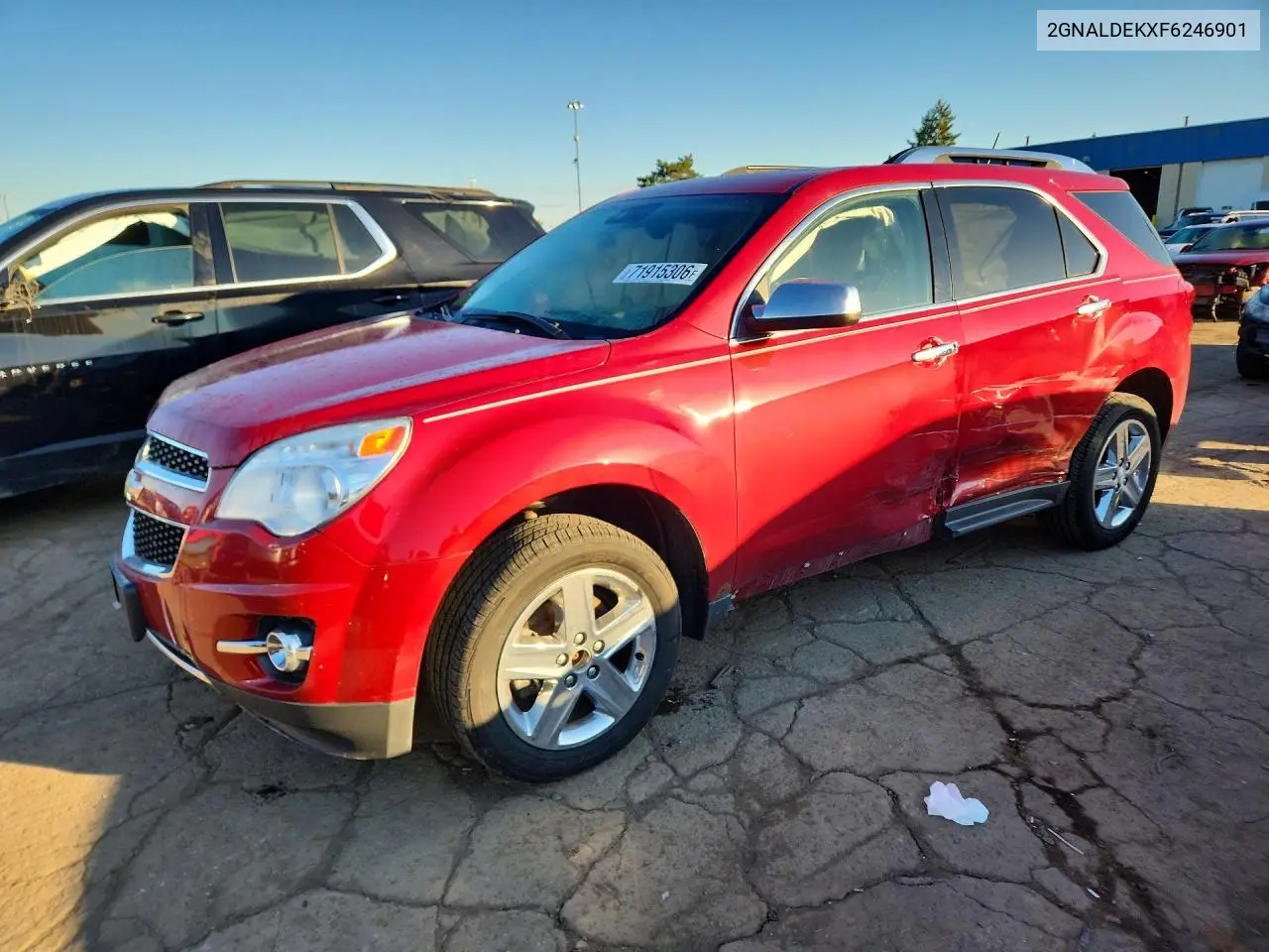 CHEVROLET EQUINOX 2015, VIN 2GNALDEKXF6246901