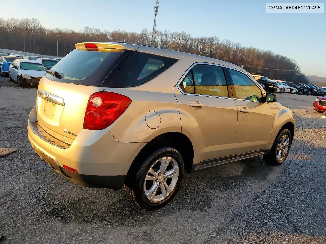 2015 CHEVROLET EQUINOX VIN 2GNALAEK4F1120495 — фото 3
