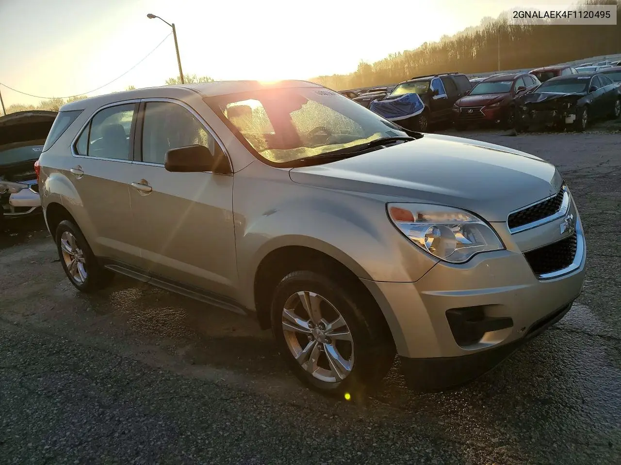 2015 CHEVROLET EQUINOX VIN 2GNALAEK4F1120495 — фото 4