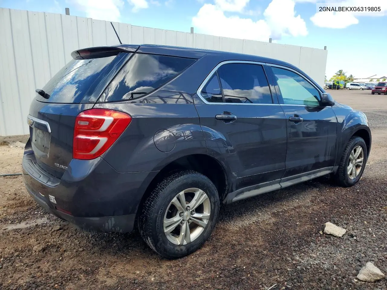 2016 CHEVROLET EQUINOX VIN 2GNALBEKXG6319805 — фото 3