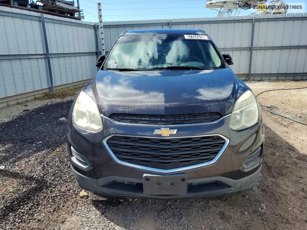 2016 CHEVROLET EQUINOX VIN 2GNALBEKXG6319805 — фото 5