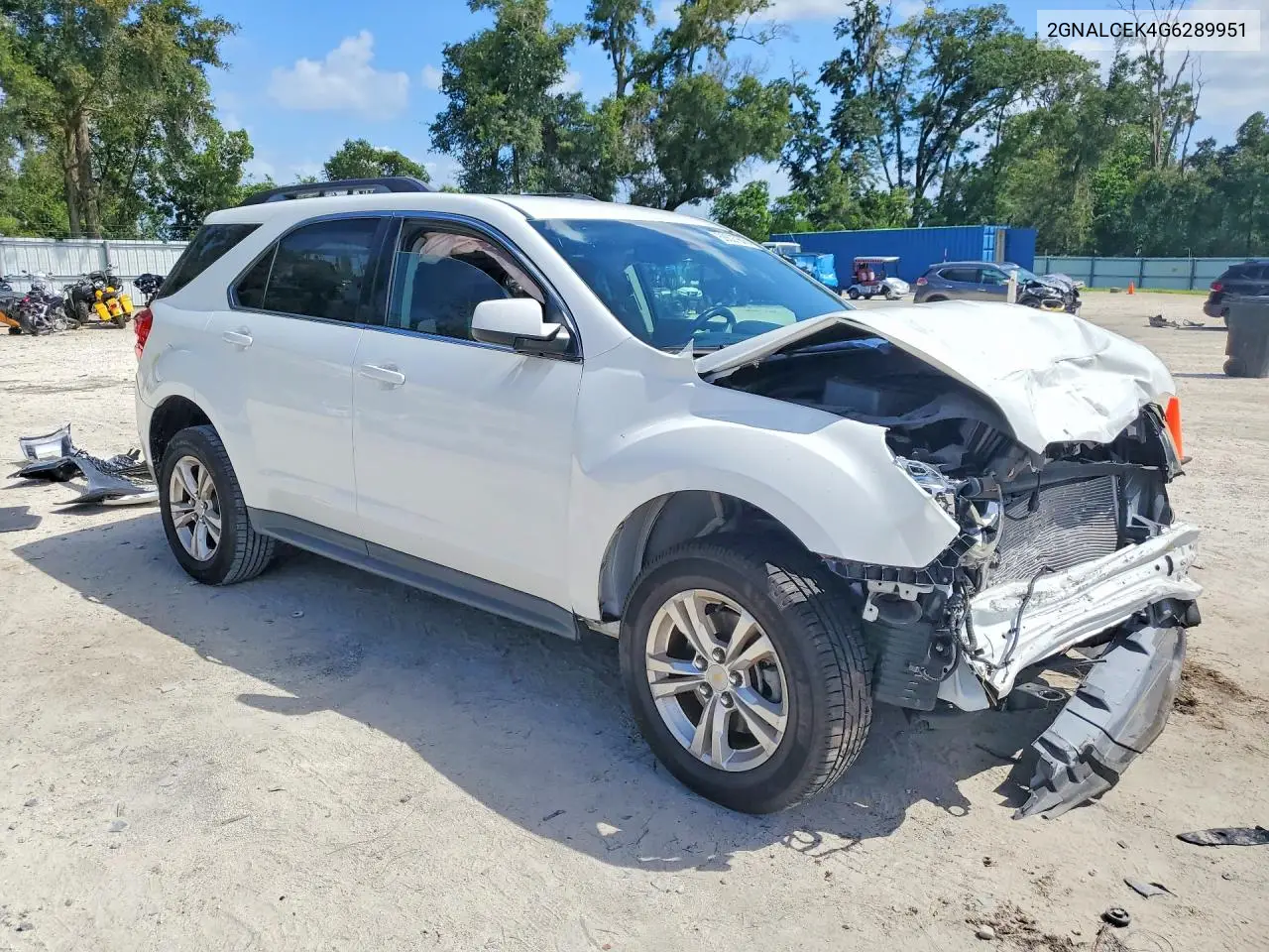 2016 CHEVROLET EQUINOX VIN 2GNALCEK4G6289951 — фото 4