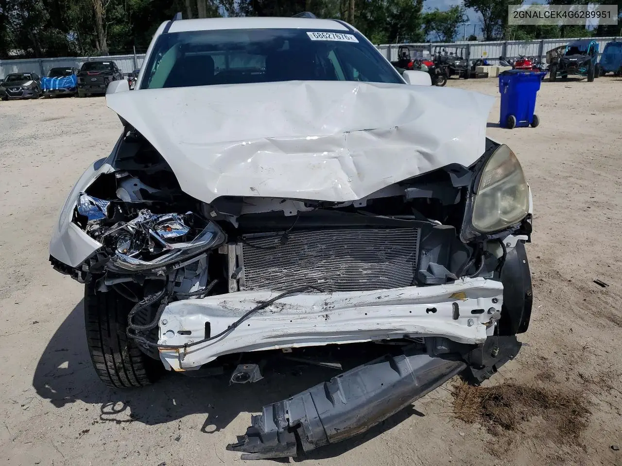 2016 CHEVROLET EQUINOX VIN 2GNALCEK4G6289951 — фото 5