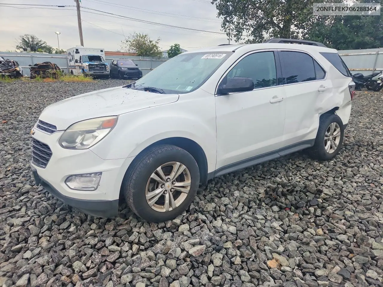 CHEVROLET EQUINOX 2016, VIN 2GNFLFEK7G6288364