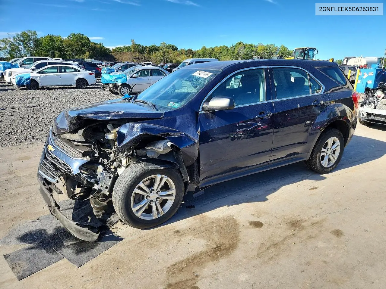 CHEVROLET EQUINOX 2016, VIN 2GNFLEEK5G6263831