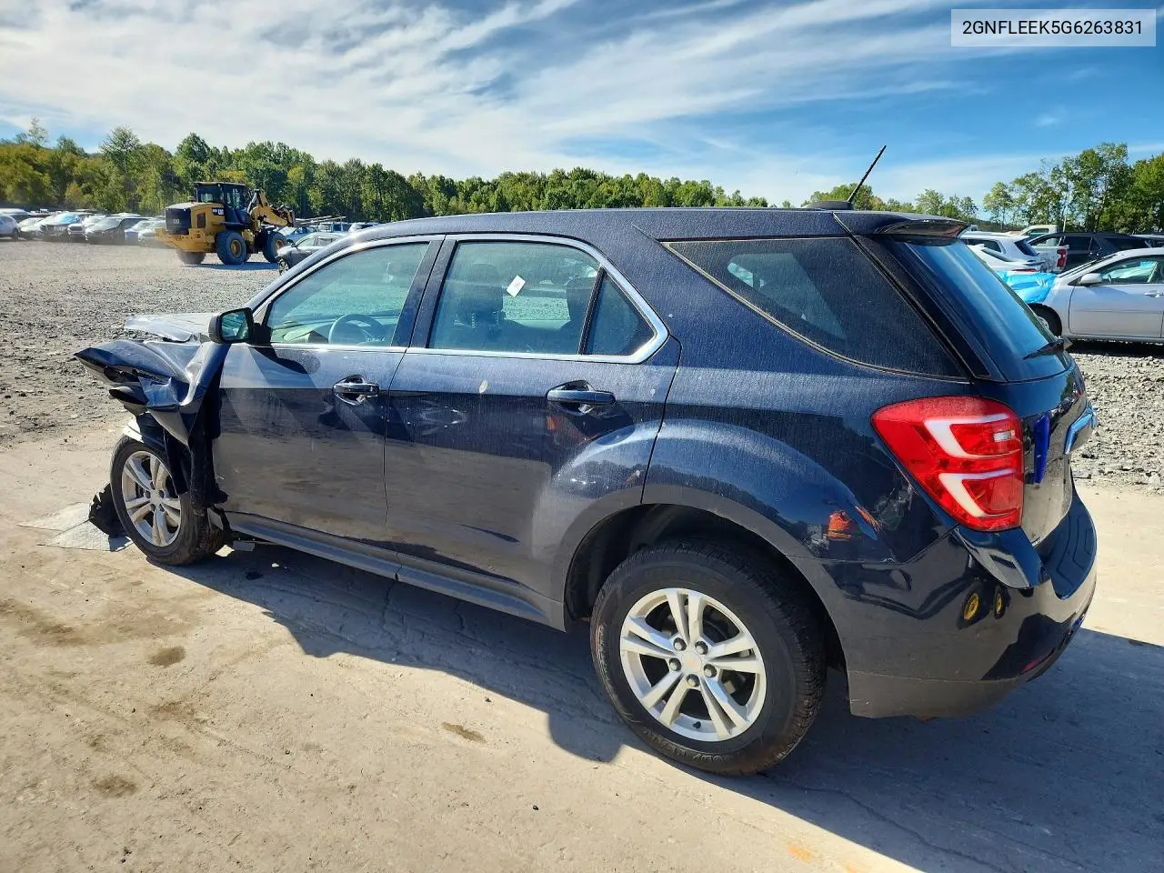 2016 CHEVROLET EQUINOX VIN 2GNFLEEK5G6263831 — фото 2