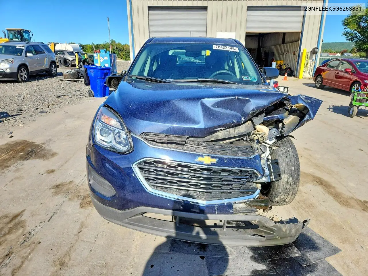 2016 CHEVROLET EQUINOX VIN 2GNFLEEK5G6263831 — фото 5