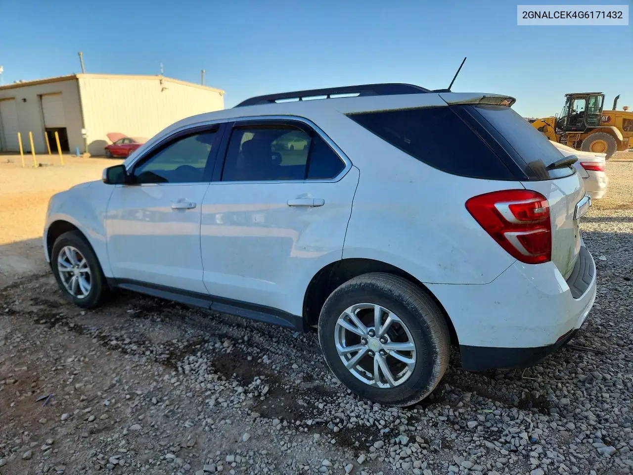 2016 CHEVROLET EQUINOX VIN 2GNALCEK4G6171432 — фото 2