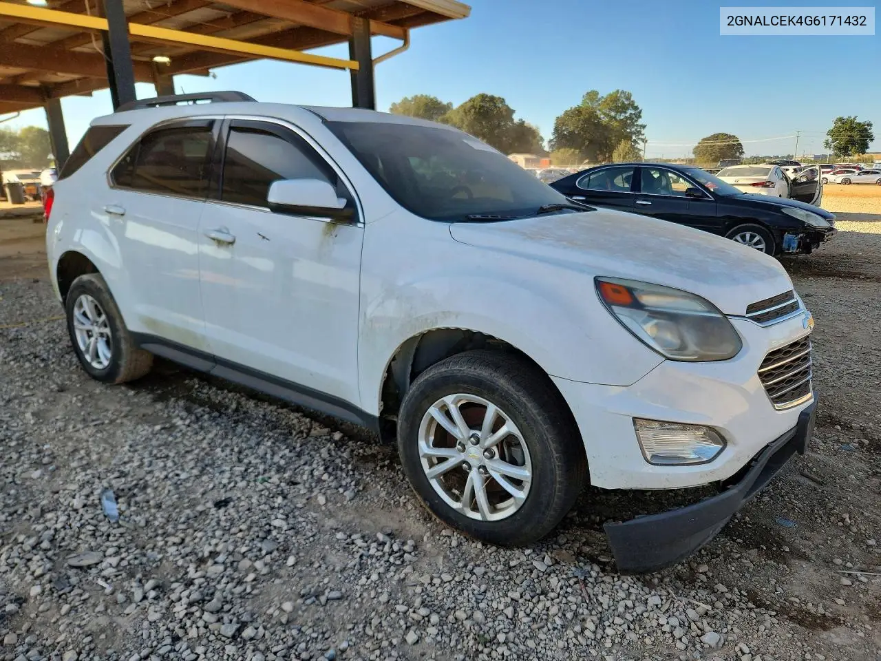 2016 CHEVROLET EQUINOX VIN 2GNALCEK4G6171432 — фото 4