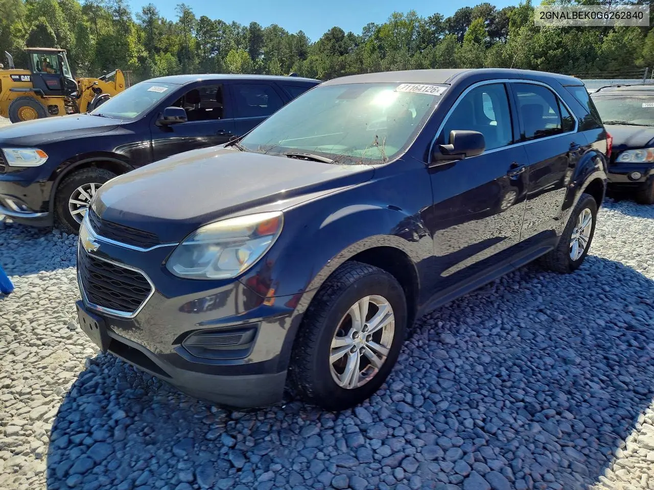 CHEVROLET EQUINOX 2016, VIN 2GNALBEK0G6262840