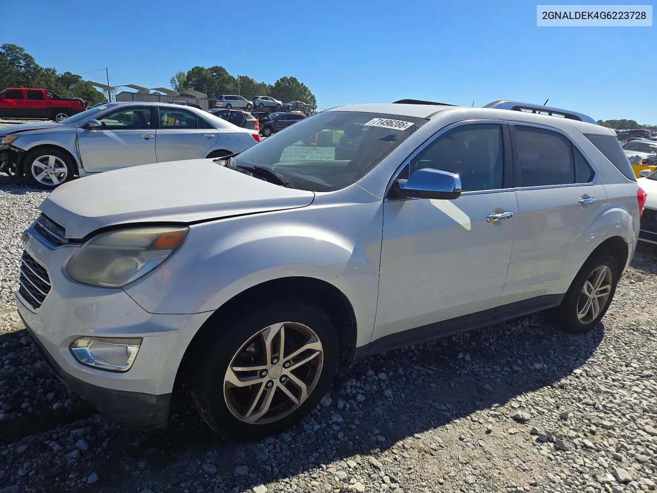 CHEVROLET EQUINOX 2016, VIN 2GNALDEK4G6223728