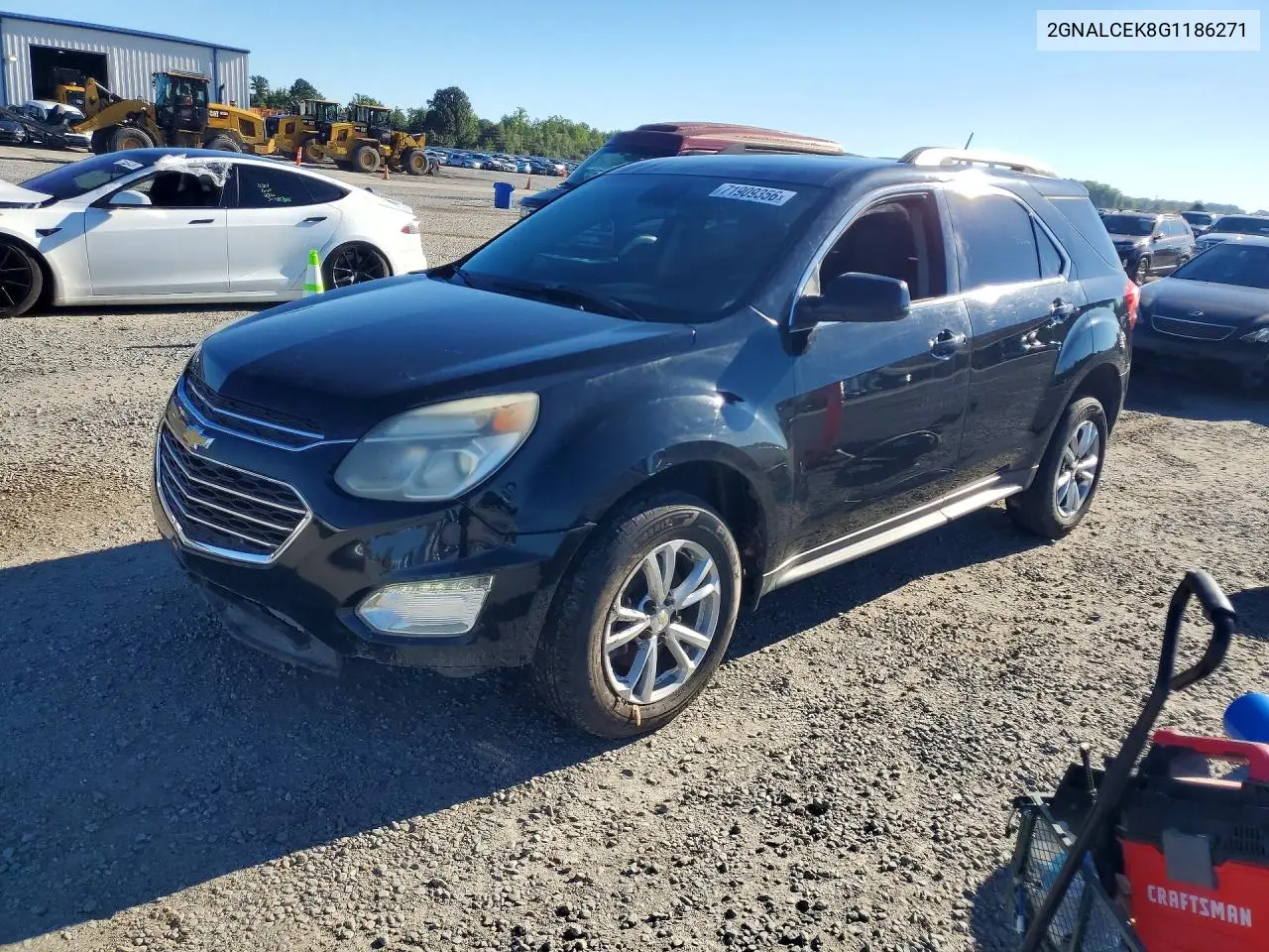 CHEVROLET EQUINOX 2016, VIN 2GNALCEK8G1186271