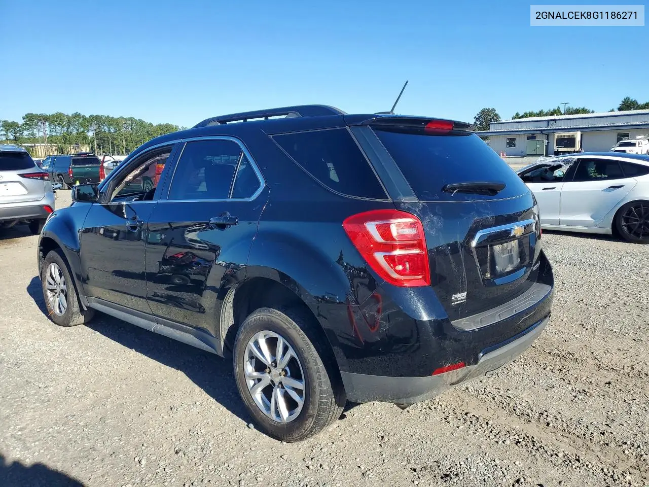 2016 CHEVROLET EQUINOX VIN 2GNALCEK8G1186271 — фото 2
