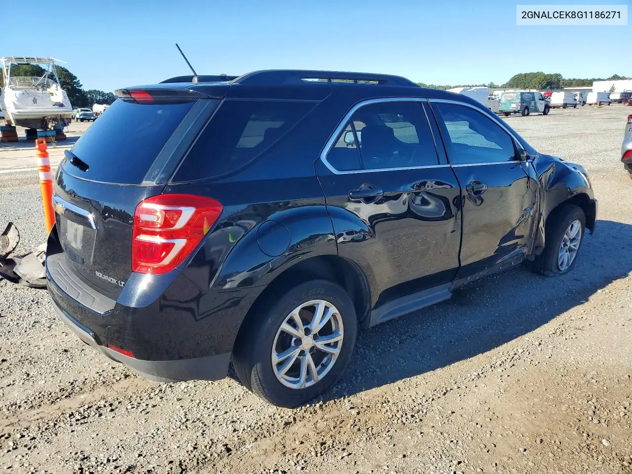 2016 CHEVROLET EQUINOX VIN 2GNALCEK8G1186271 — фото 3