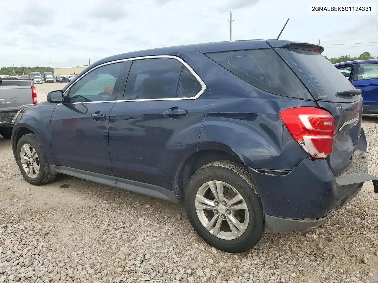 2016 CHEVROLET EQUINOX VIN 2GNALBEK6G1124331 — фото 2
