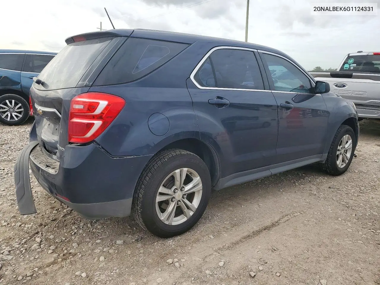 2016 CHEVROLET EQUINOX VIN 2GNALBEK6G1124331 — фото 3