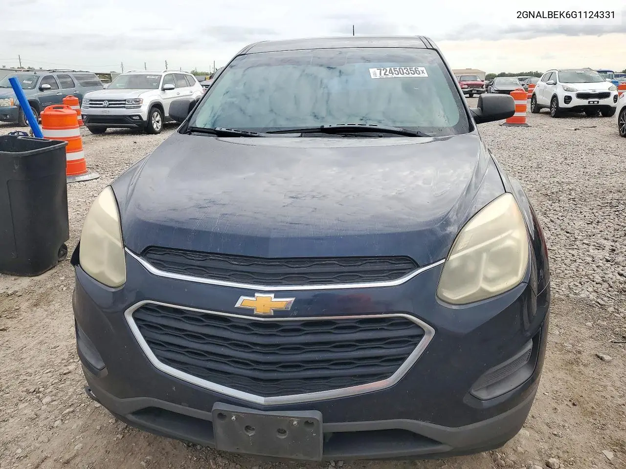 2016 CHEVROLET EQUINOX VIN 2GNALBEK6G1124331 — фото 5