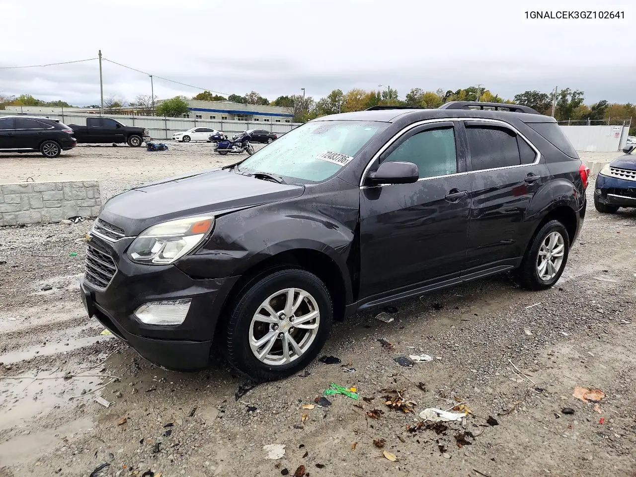CHEVROLET EQUINOX 2016, VIN 1GNALCEK3GZ102641