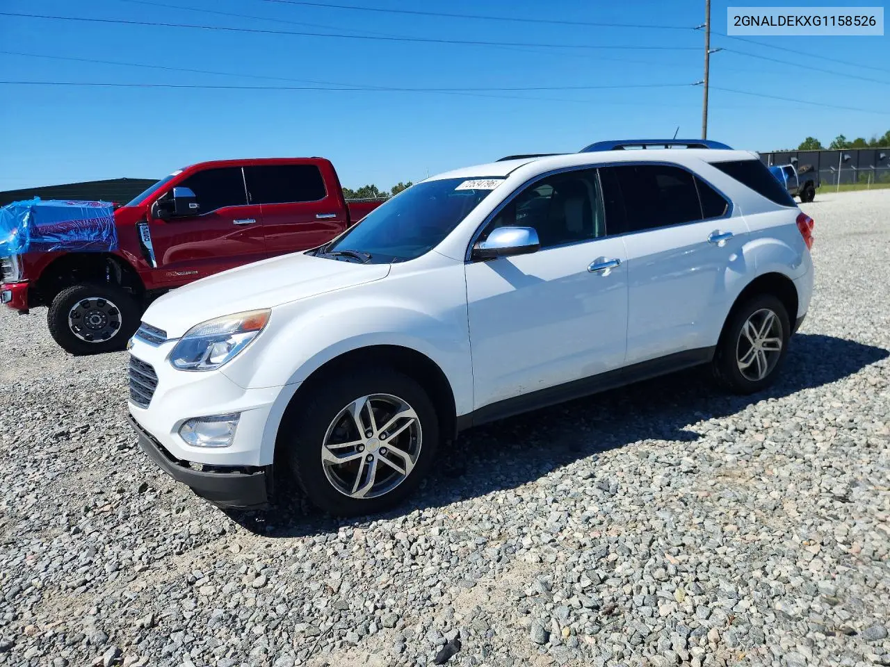 CHEVROLET EQUINOX 2016, VIN 2GNALDEKXG1158526