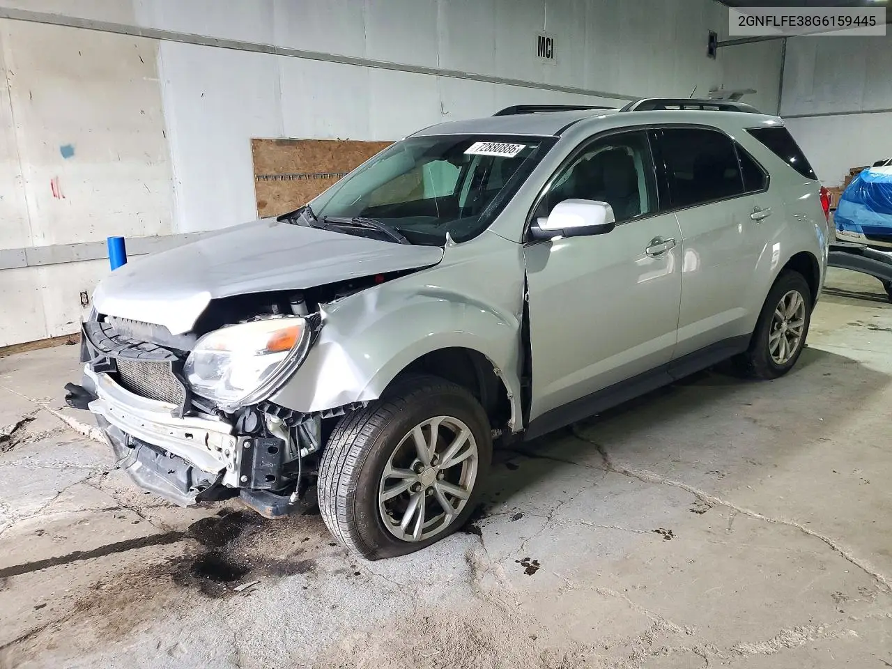 CHEVROLET EQUINOX 2016, VIN 2GNFLFE38G6159445