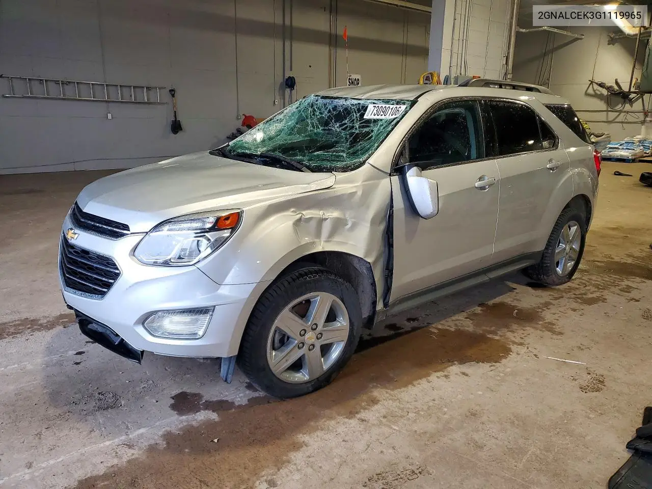 CHEVROLET EQUINOX 2016, VIN 2GNALCEK3G1119965