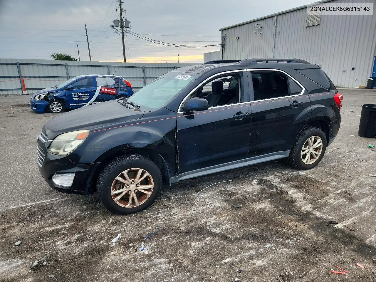 CHEVROLET EQUINOX 2016, VIN 2GNALCEK6G6315143