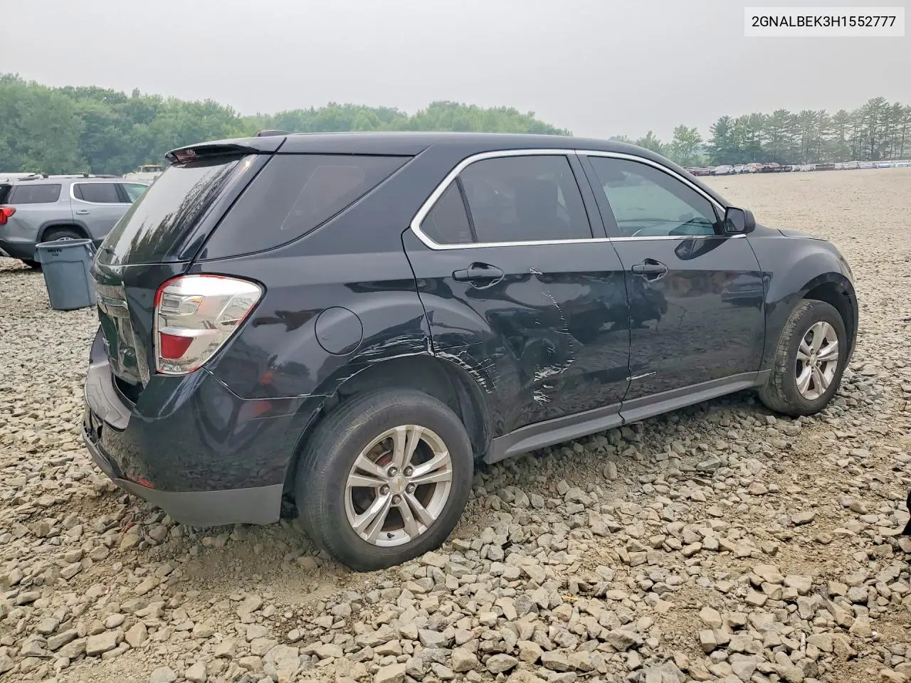 2017 CHEVROLET EQUINOX VIN 2GNALBEK3H1552777 — фото 3