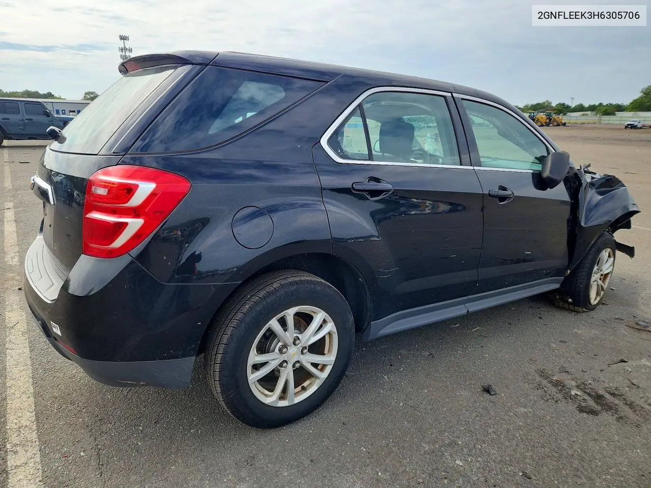 2017 CHEVROLET EQUINOX VIN 2GNFLEEK3H6305706 — фото 3