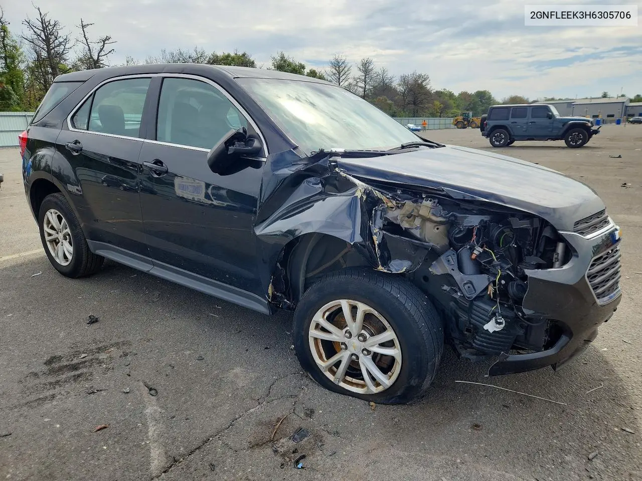2017 CHEVROLET EQUINOX VIN 2GNFLEEK3H6305706 — фото 4