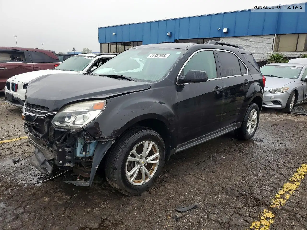 CHEVROLET EQUINOX 2017, VIN 2GNALCEK0H1554945