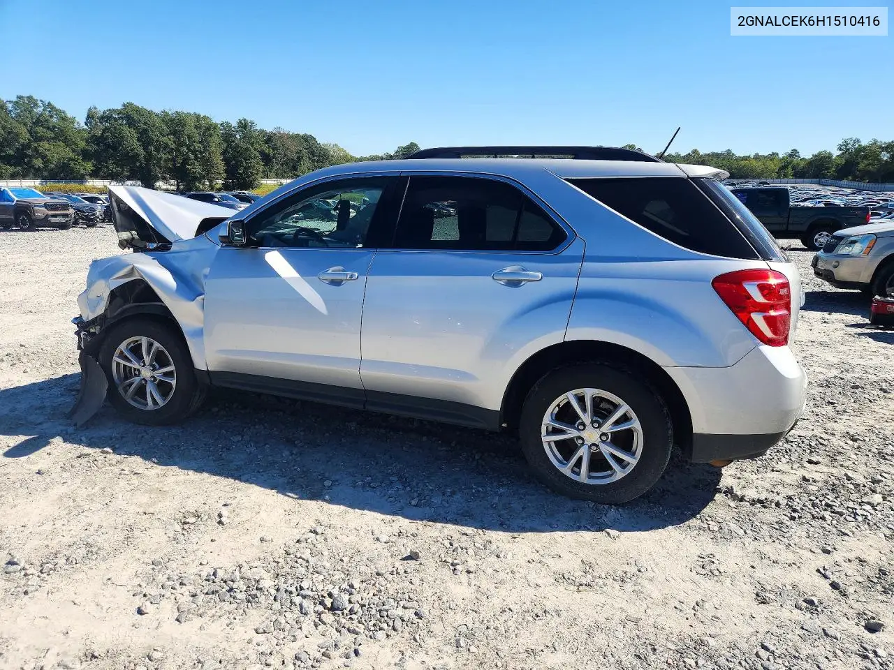 2017 CHEVROLET EQUINOX VIN 2GNALCEK6H1510416 — фото 2