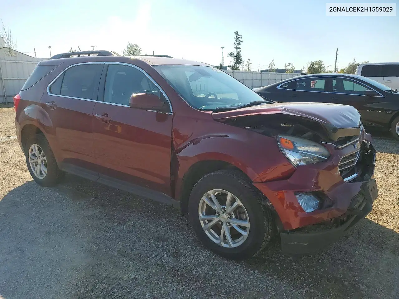 2017 CHEVROLET EQUINOX VIN 2GNALCEK2H1559029 — фото 4