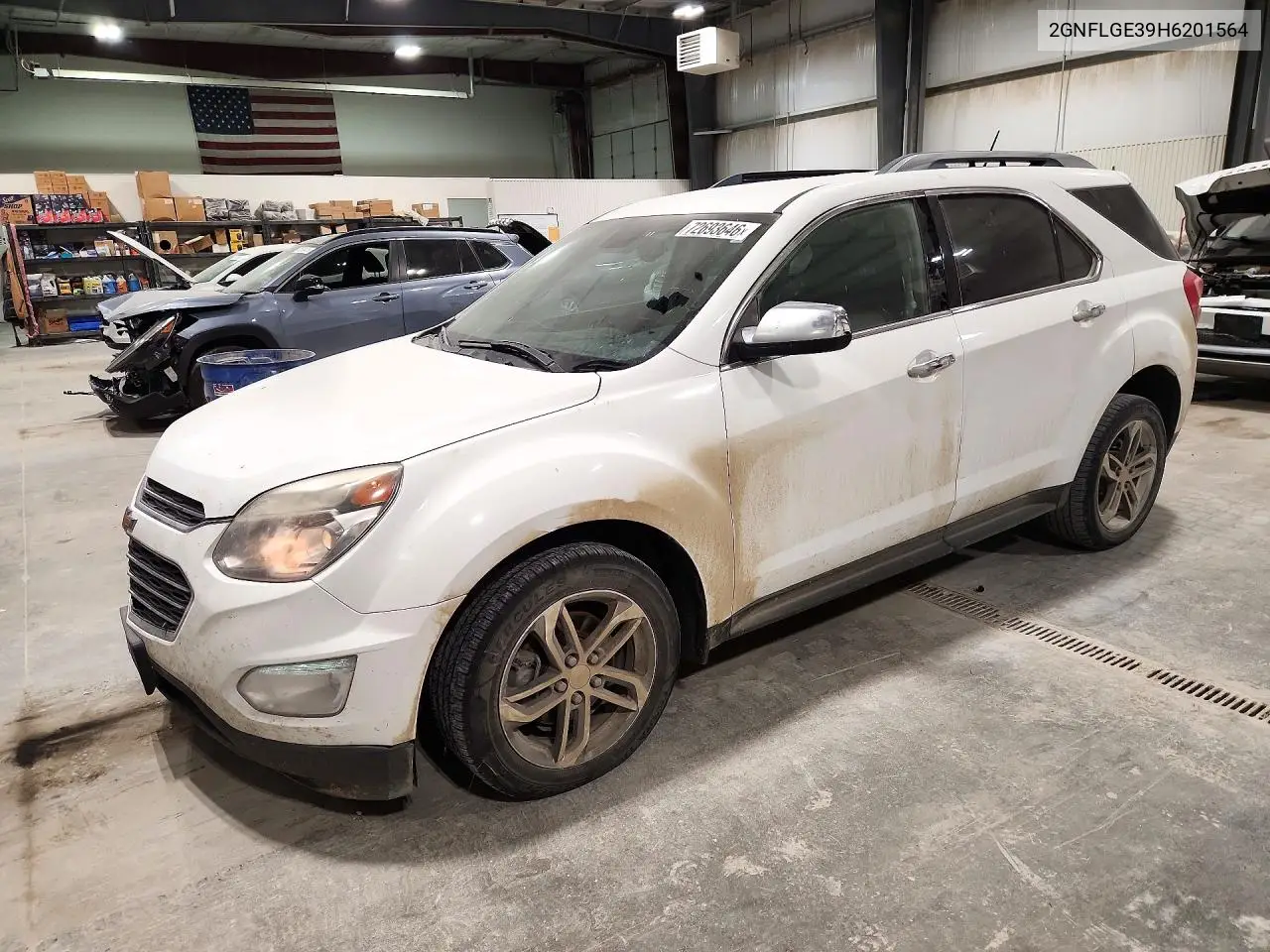 CHEVROLET EQUINOX 2017, VIN 2GNFLGE39H6201564