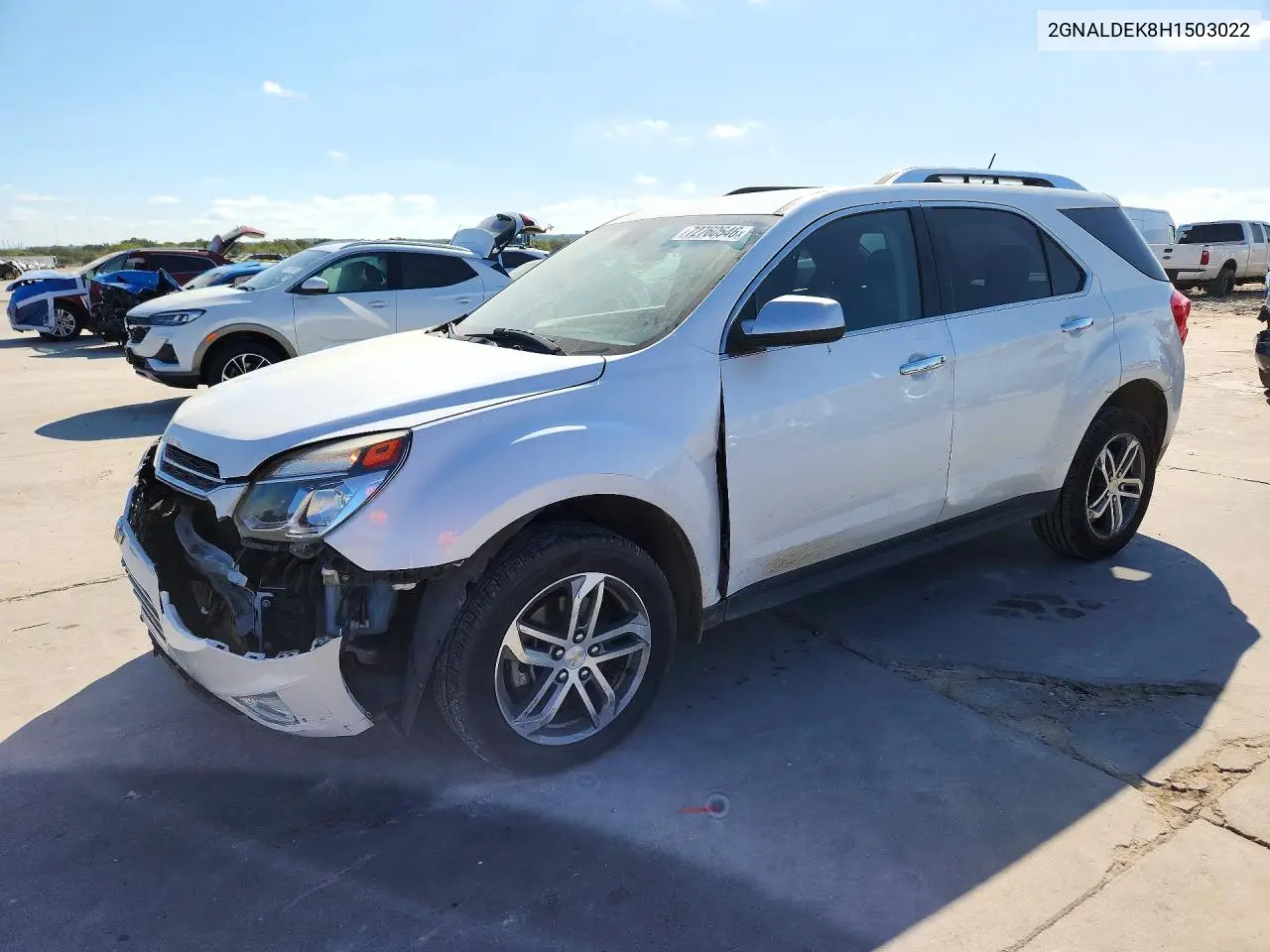 CHEVROLET EQUINOX 2017, VIN 2GNALDEK8H1503022