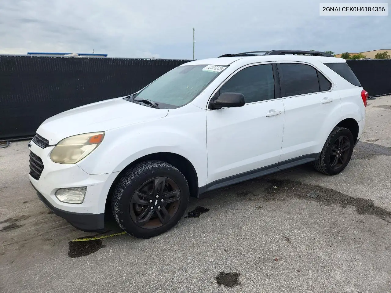 CHEVROLET EQUINOX 2017, VIN 2GNALCEK0H6184356