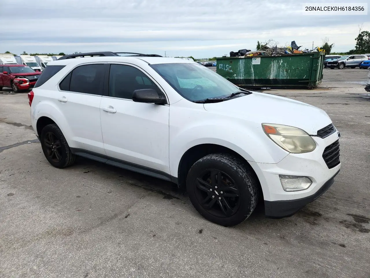 2017 CHEVROLET EQUINOX VIN 2GNALCEK0H6184356 — фото 4