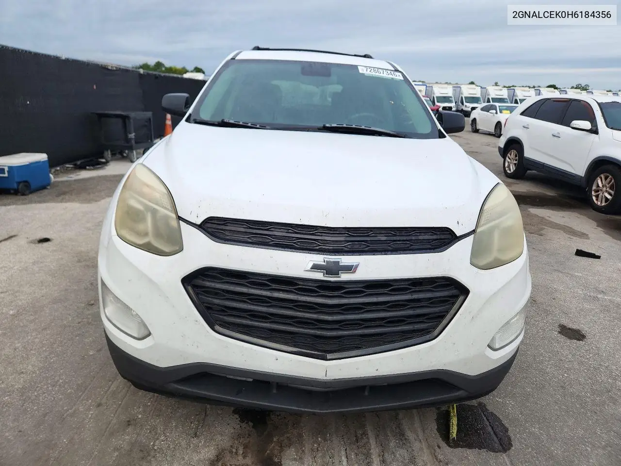 2017 CHEVROLET EQUINOX VIN 2GNALCEK0H6184356 — фото 5