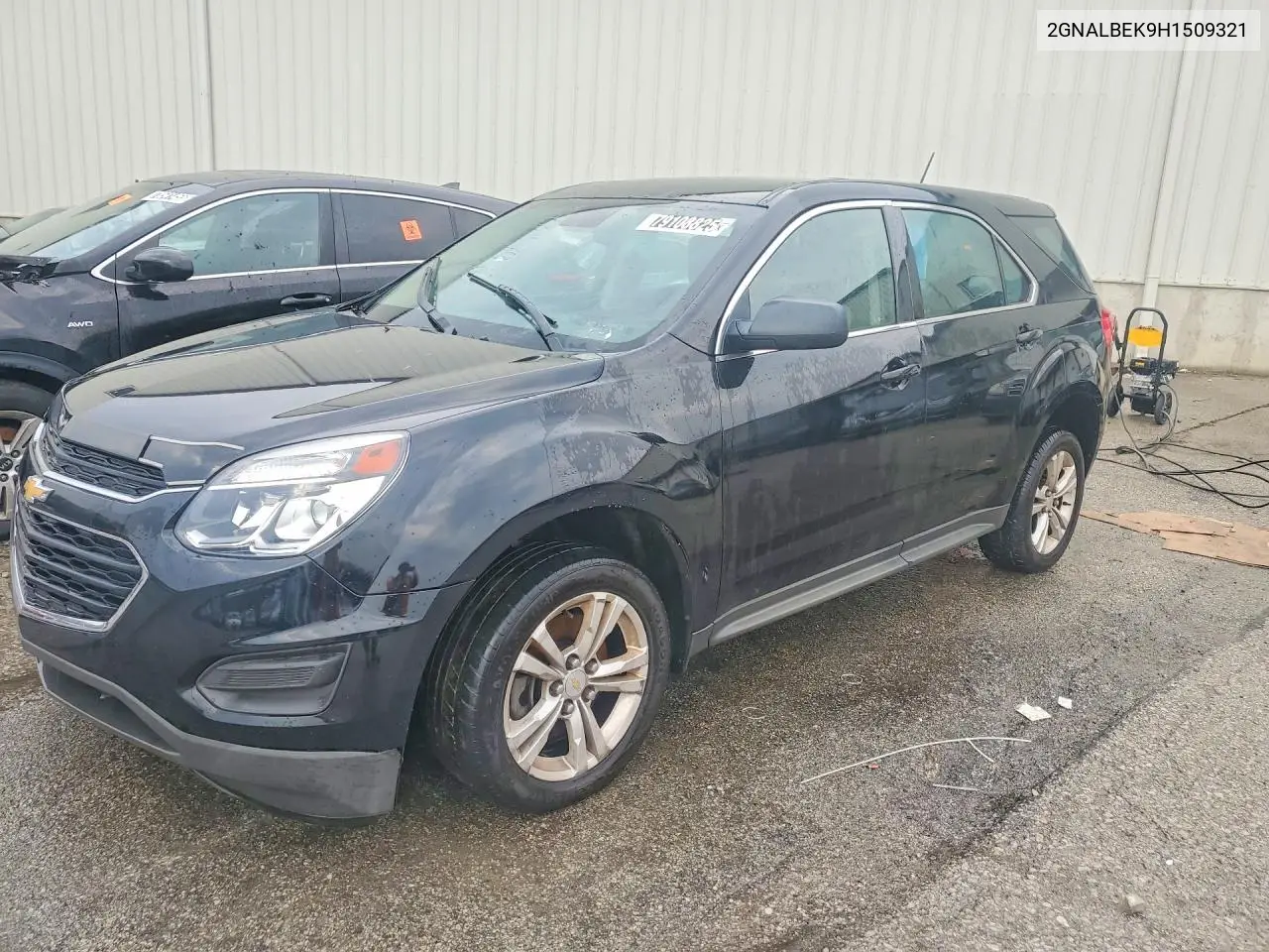 CHEVROLET EQUINOX 2017, VIN 2GNALBEK9H1509321