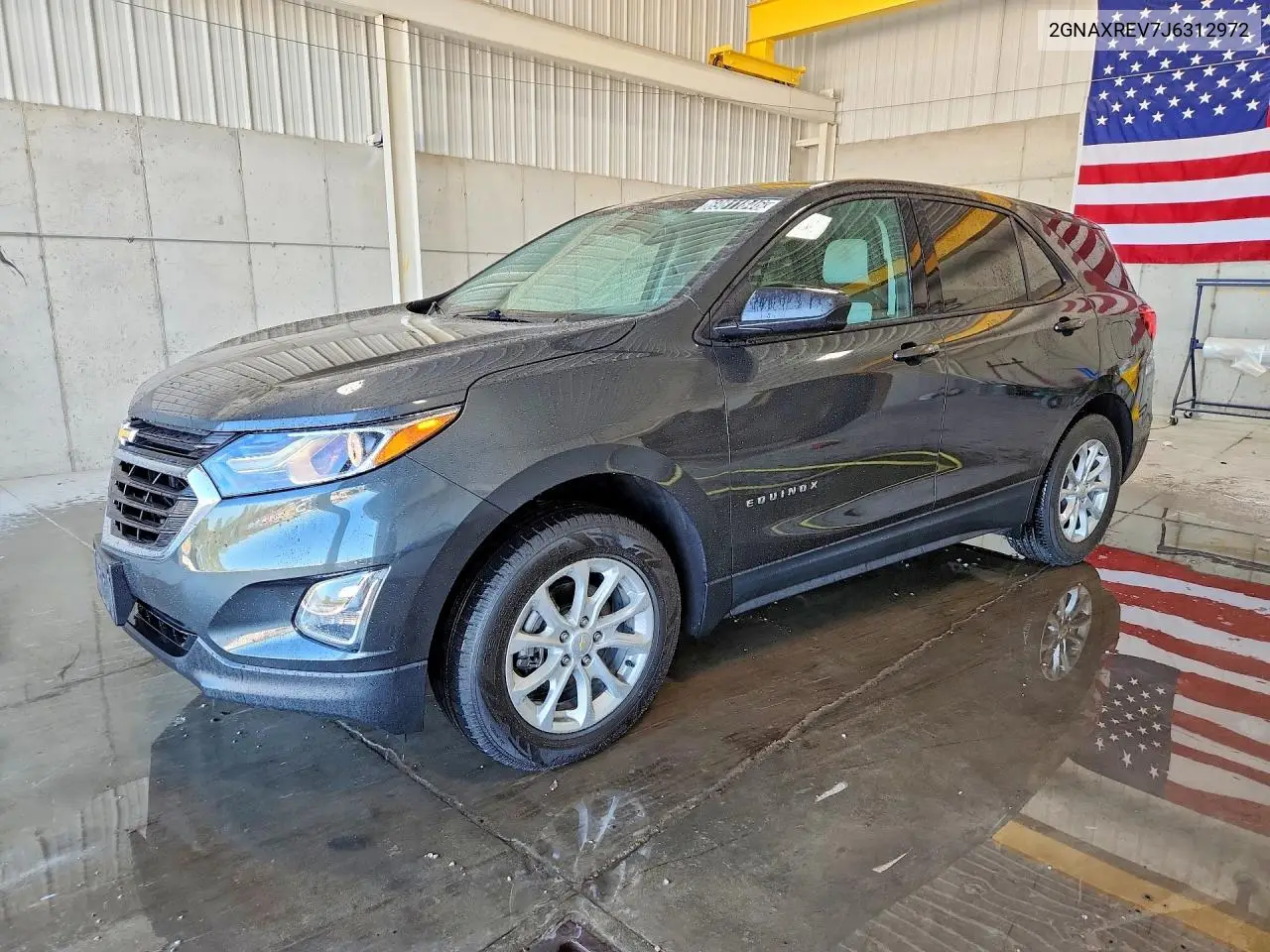 CHEVROLET EQUINOX 2018, VIN 2GNAXREV7J6312972