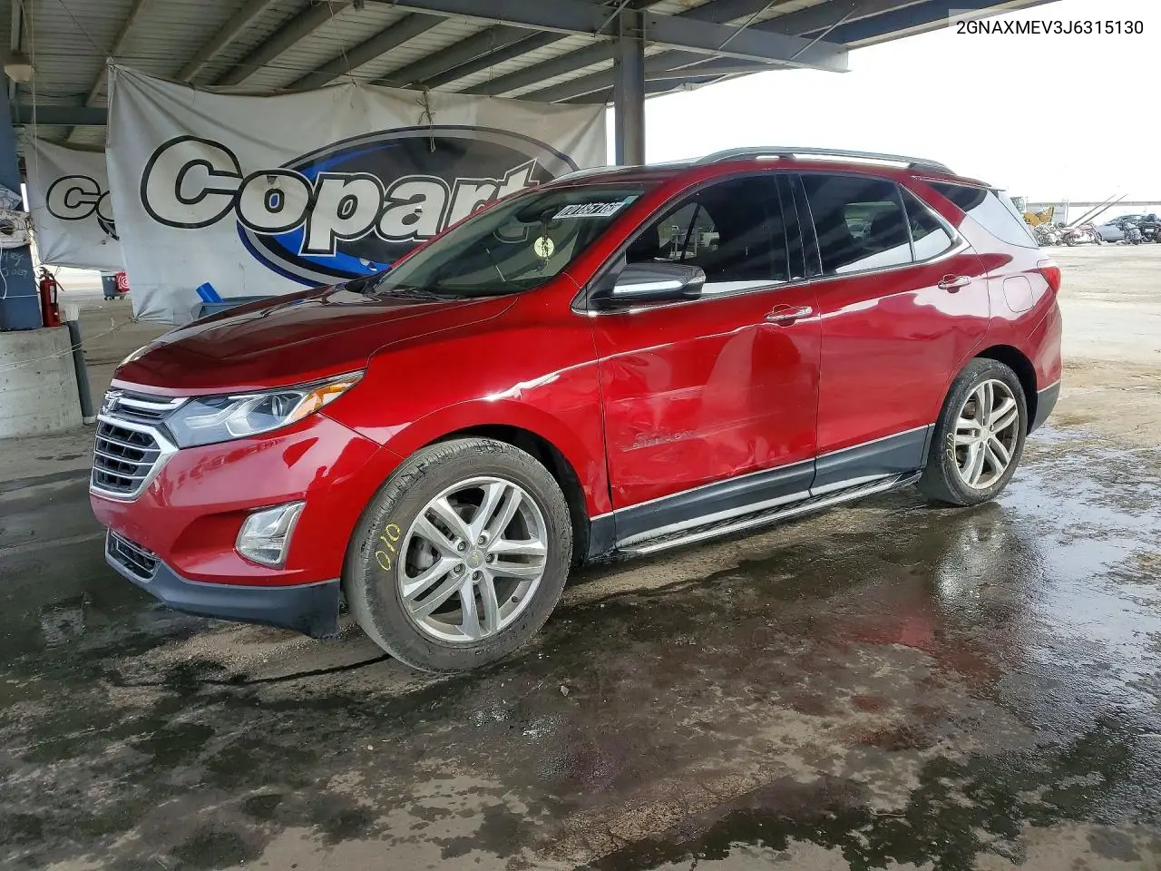 CHEVROLET EQUINOX 2018, VIN 2GNAXMEV3J6315130