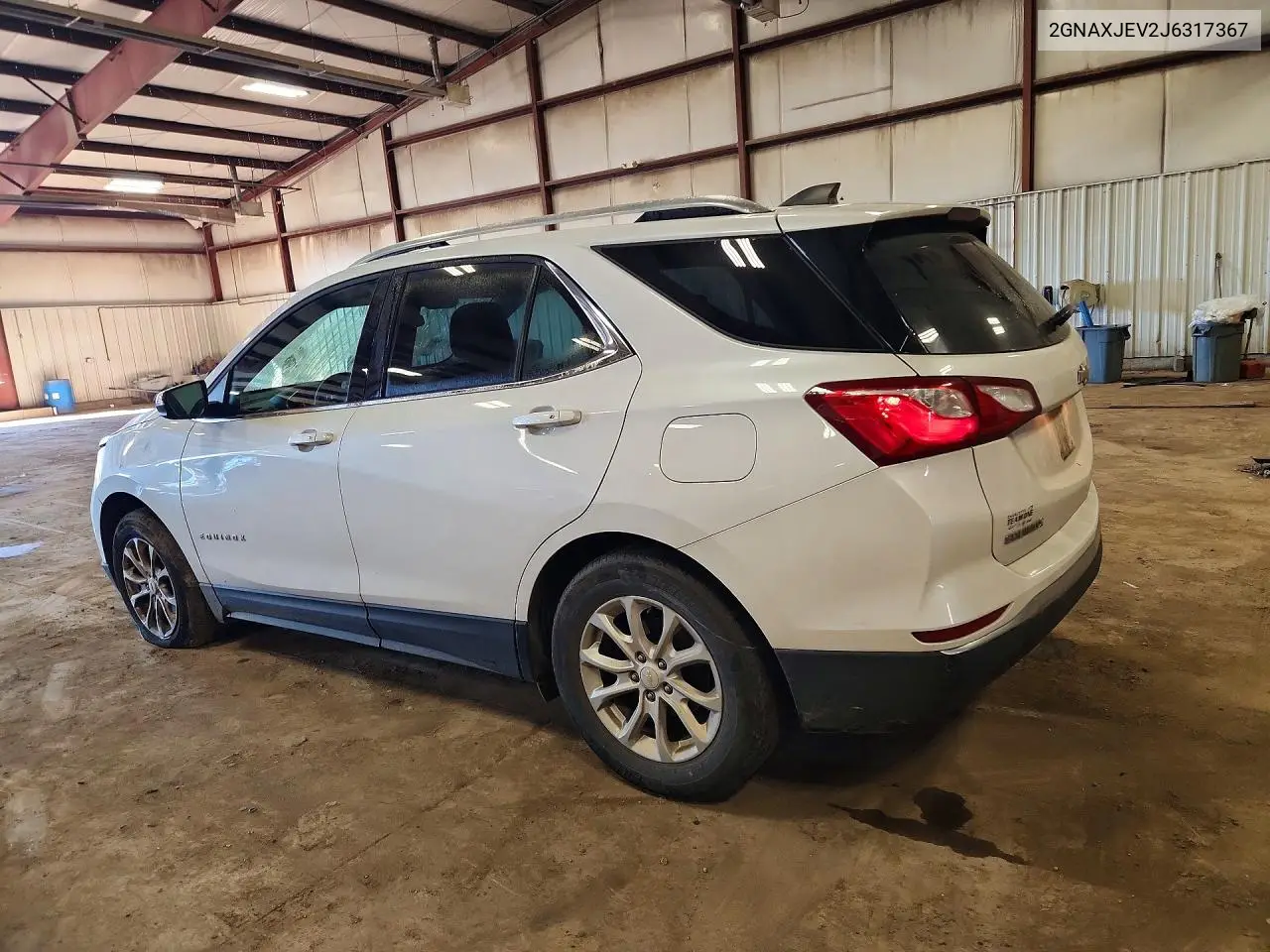 2018 CHEVROLET EQUINOX VIN 2GNAXJEV2J6317367 — фото 2
