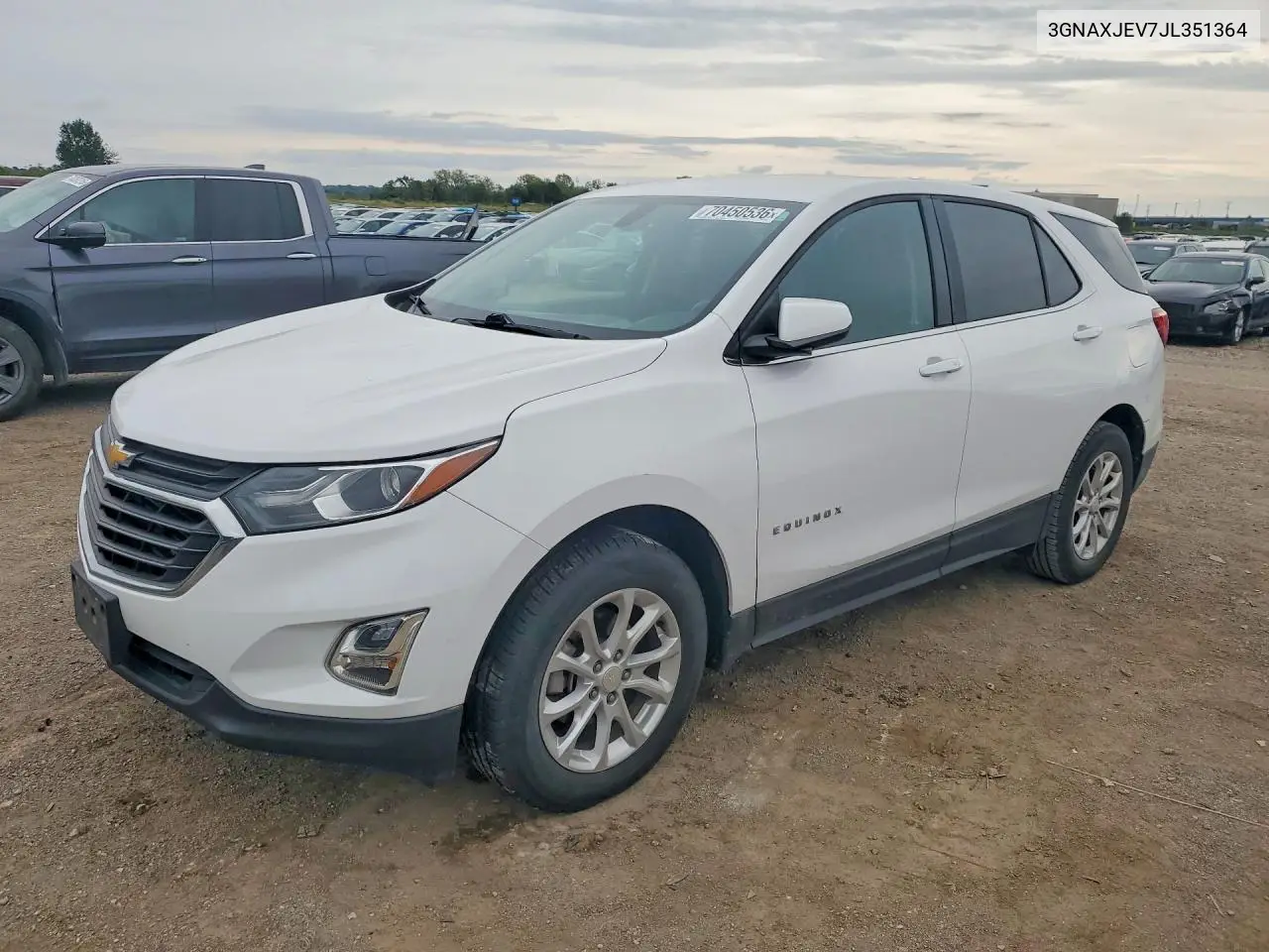 CHEVROLET EQUINOX 2018, VIN 3GNAXJEV7JL351364