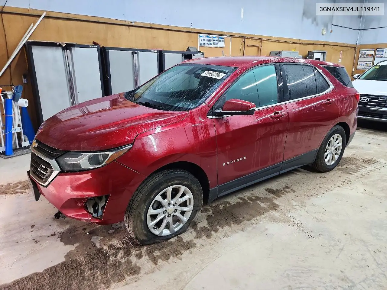 CHEVROLET EQUINOX 2018, VIN 3GNAXSEV4JL119441