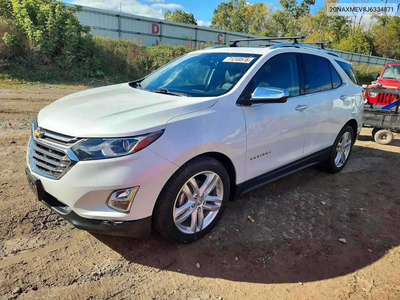 CHEVROLET EQUINOX 2018, VIN 2GNAXMEV8J6334871