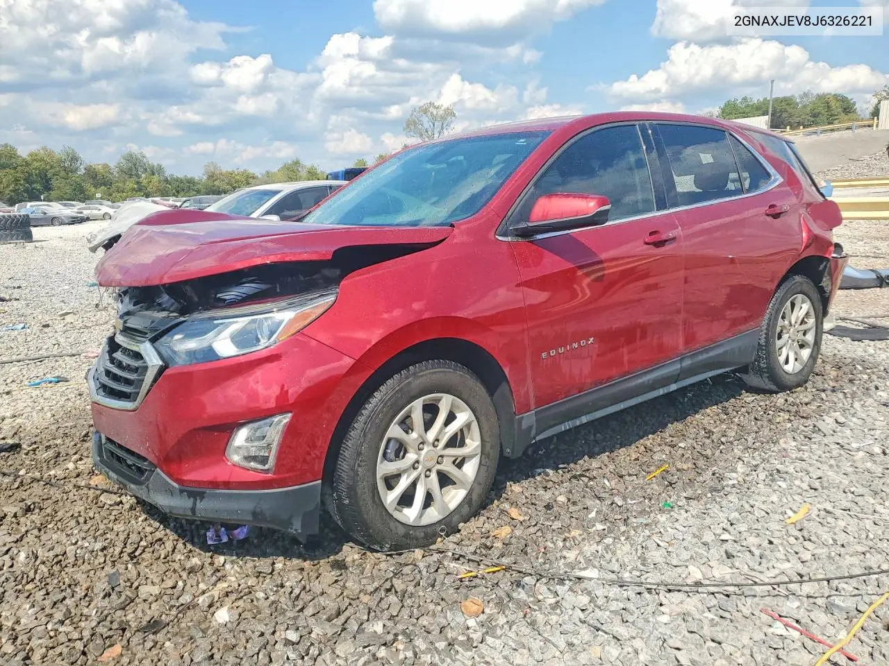 CHEVROLET EQUINOX 2018, VIN 2GNAXJEV8J6326221