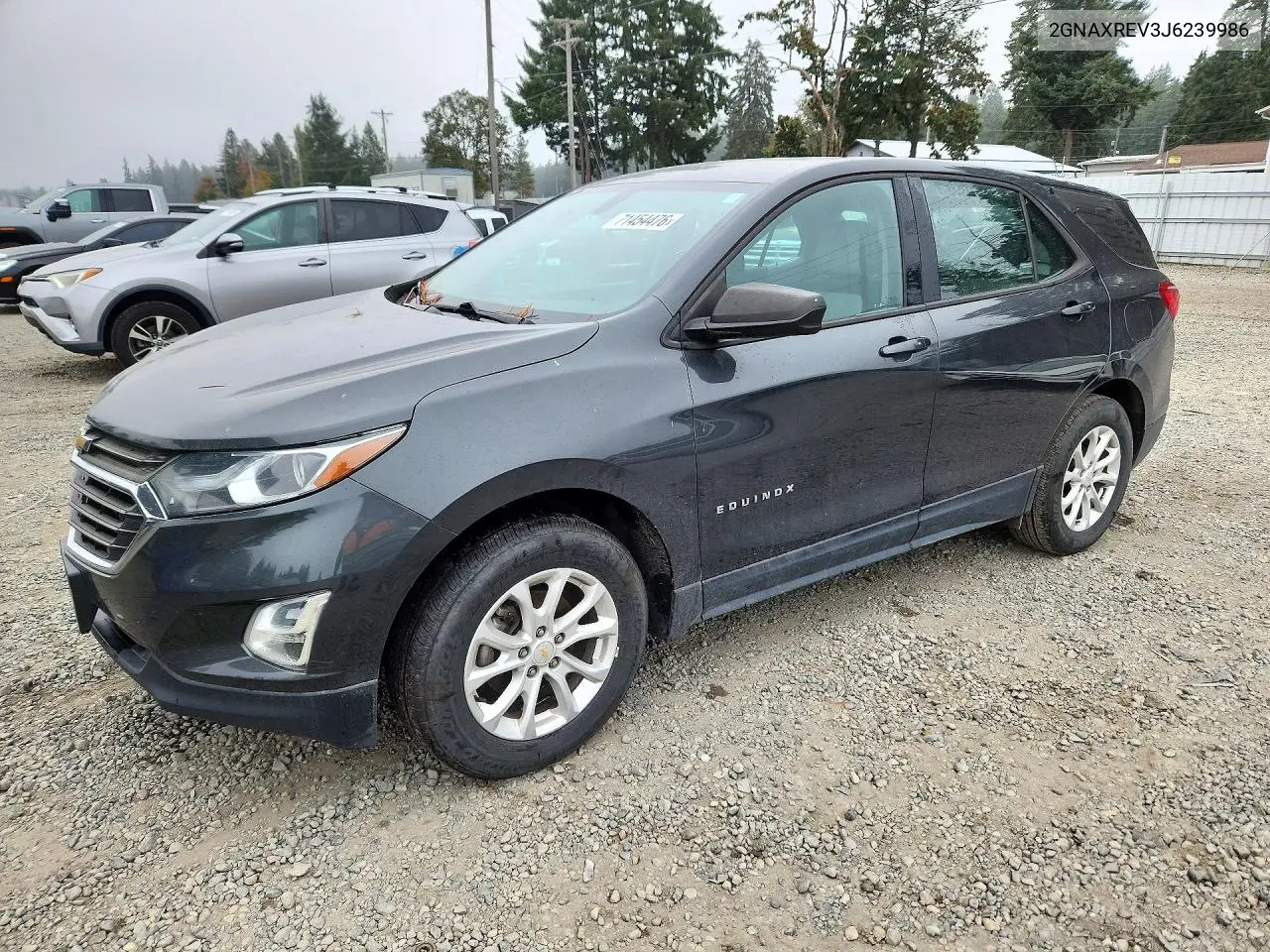 CHEVROLET EQUINOX 2018, VIN 2GNAXREV3J6239986